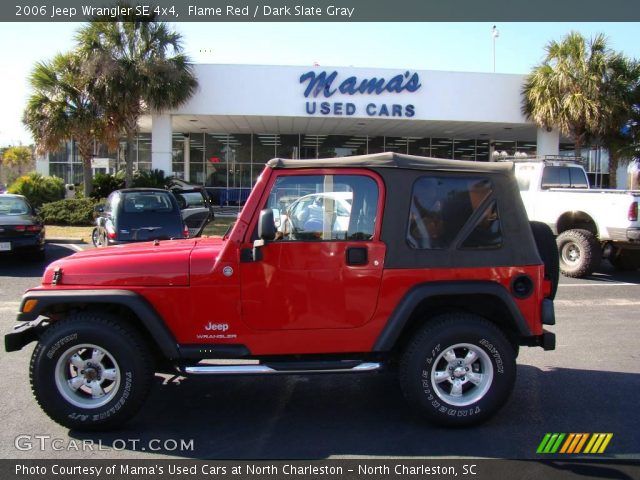 2006 Jeep Wrangler SE 4x4 in Flame Red