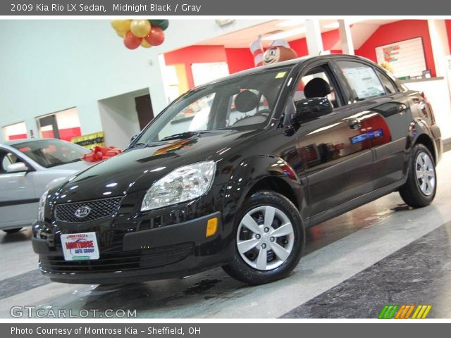 2009 Kia Rio LX Sedan in Midnight Black