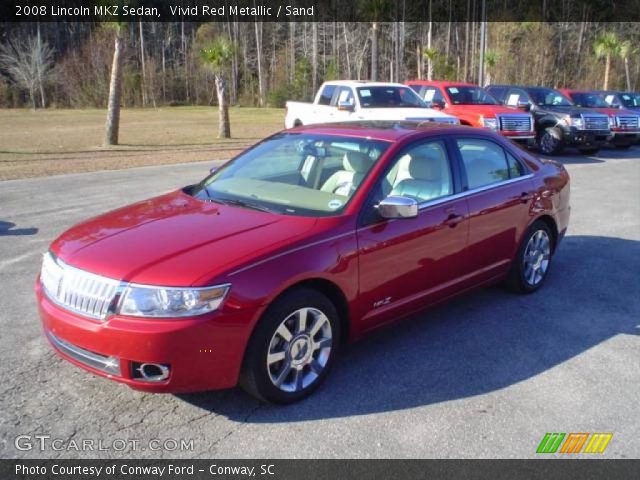 2008 Lincoln MKZ Sedan in Vivid Red Metallic