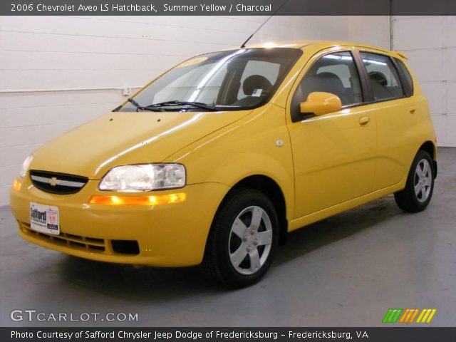 2006 Chevrolet Aveo LS Hatchback in Summer Yellow