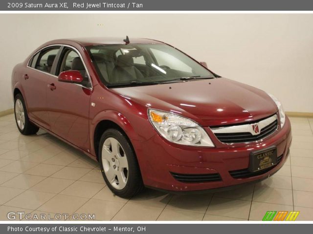 2009 Saturn Aura XE in Red Jewel Tintcoat