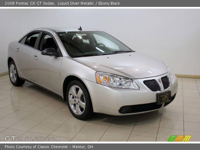 2008 Pontiac G6 GT Sedan in Liquid Silver Metallic