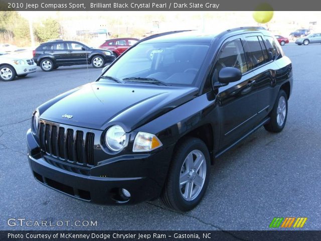 2010 Jeep Compass Sport in Brilliant Black Crystal Pearl
