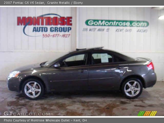 2007 Pontiac G6 V6 Sedan in Granite Metallic