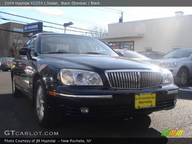 2004 Hyundai XG350 L Sedan in Black Obsidian