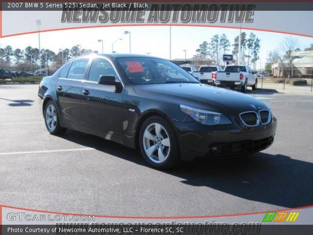 2007 BMW 5 Series 525i Sedan in Jet Black
