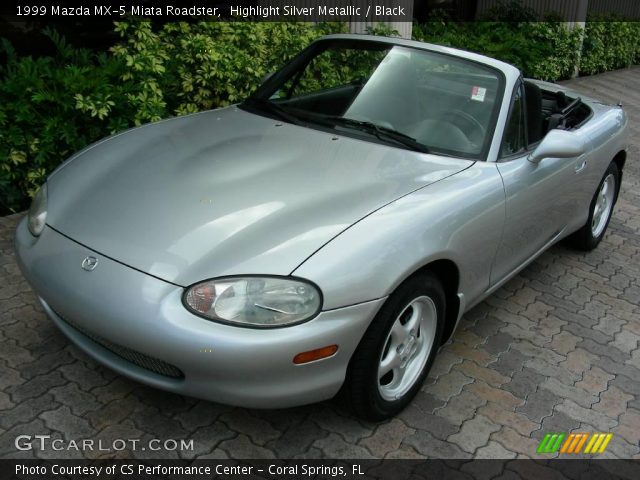 1999 Mazda MX-5 Miata Roadster in Highlight Silver Metallic