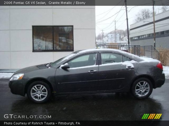 2006 Pontiac G6 V6 Sedan in Granite Metallic