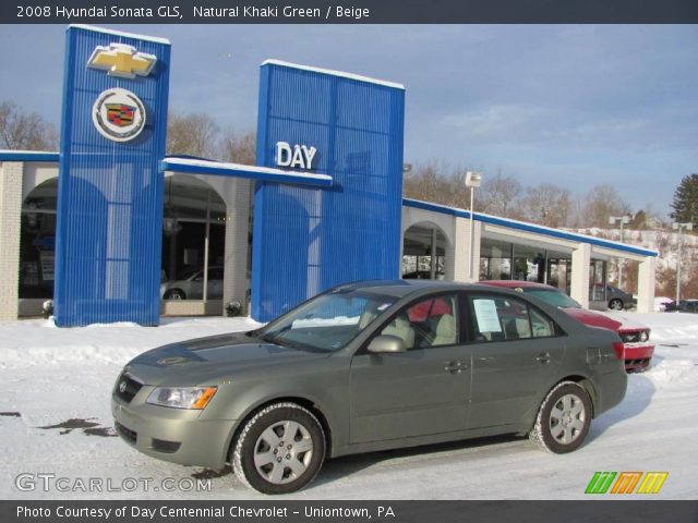 2008 Hyundai Sonata GLS in Natural Khaki Green