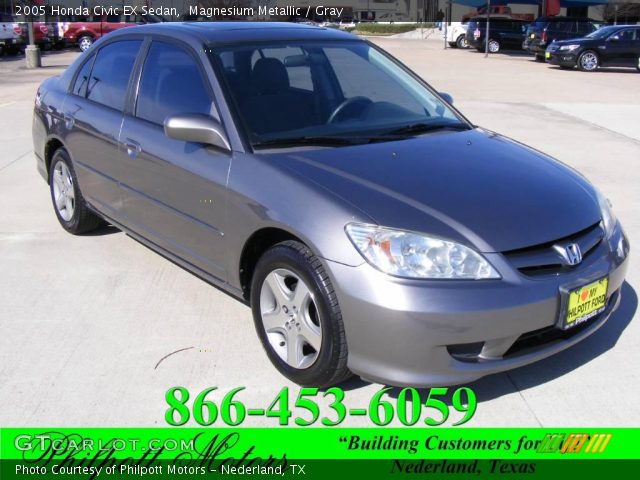 2005 Honda Civic EX Sedan in Magnesium Metallic