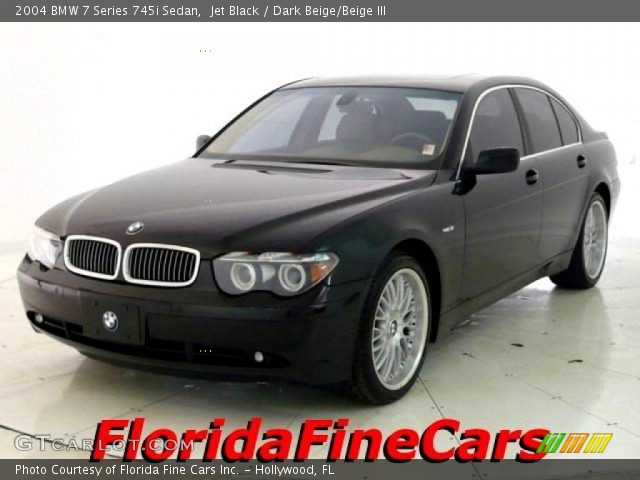 2004 BMW 7 Series 745i Sedan in Jet Black