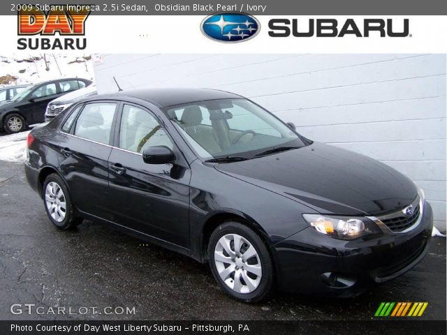 2009 Subaru Impreza 2.5i Sedan in Obsidian Black Pearl