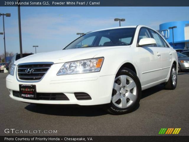2009 Hyundai Sonata GLS in Powder White Pearl