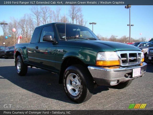 1999 Ford Ranger XLT Extended Cab 4x4 in Amazon Green Metallic