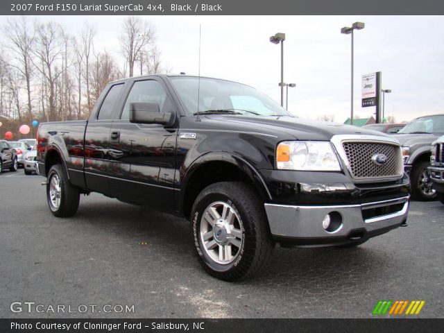 2007 Ford F150 Lariat SuperCab 4x4 in Black