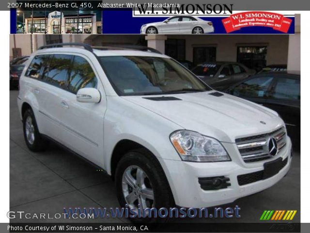 2007 Mercedes-Benz GL 450 in Alabaster White