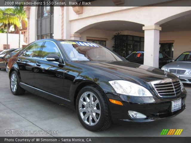 2008 Mercedes-Benz S 550 Sedan in Black