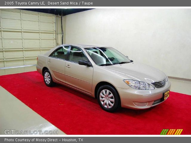 2005 Toyota Camry LE in Desert Sand Mica