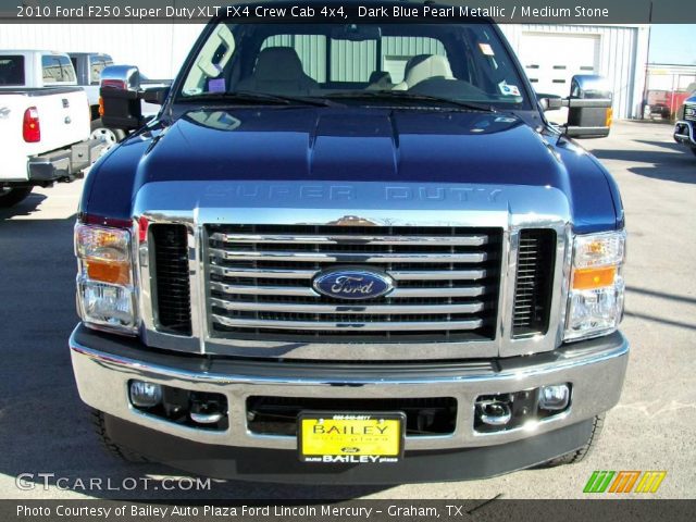 2010 Ford F250 Super Duty XLT FX4 Crew Cab 4x4 in Dark Blue Pearl Metallic