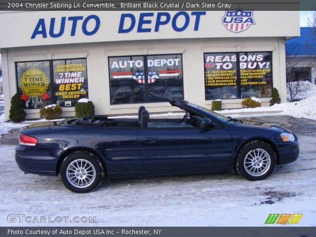 2004 Chrysler Sebring LX Convertible in Brilliant Black Crystal