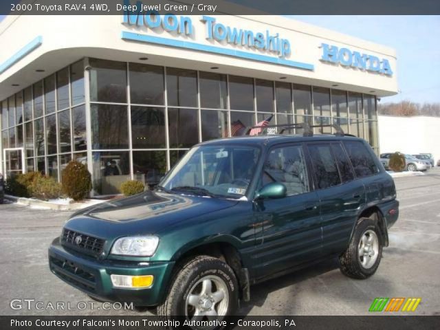 2000 Toyota RAV4 4WD in Deep Jewel Green