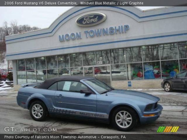 2006 Ford Mustang V6 Deluxe Convertible in Windveil Blue Metallic