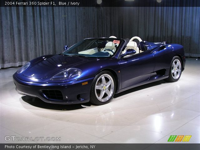 2004 Ferrari 360 Spider F1 in Blue