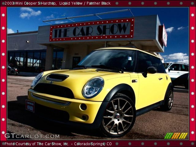 2003 Mini Cooper S Hardtop in Liquid Yellow