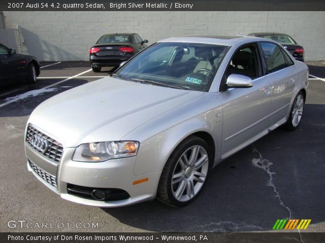 2007 Audi S4 4.2 quattro Sedan in Bright Silver Metallic