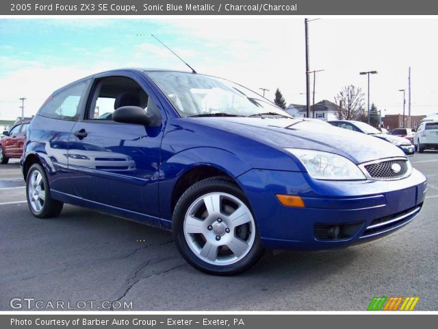 2005 Ford Focus ZX3 SE Coupe in Sonic Blue Metallic
