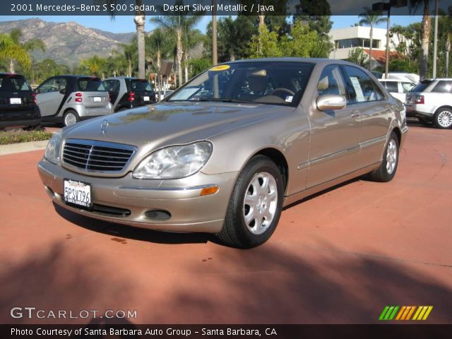 2001 Mercedes-Benz S 500 Sedan in Desert Silver Metallic