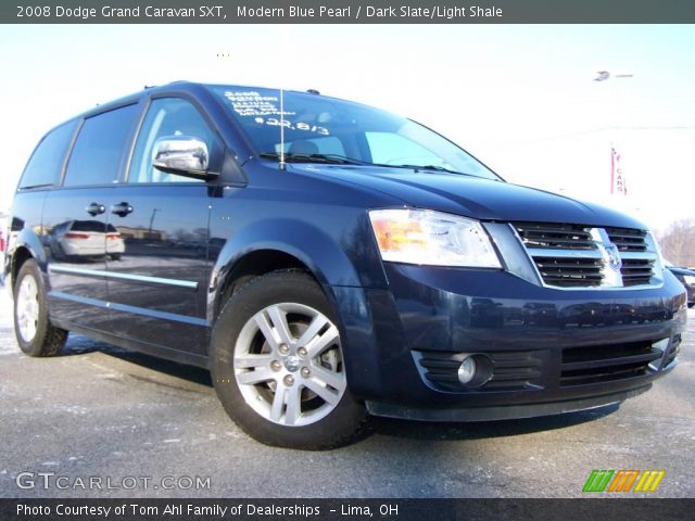 2008 Dodge Grand Caravan SXT in Modern Blue Pearl