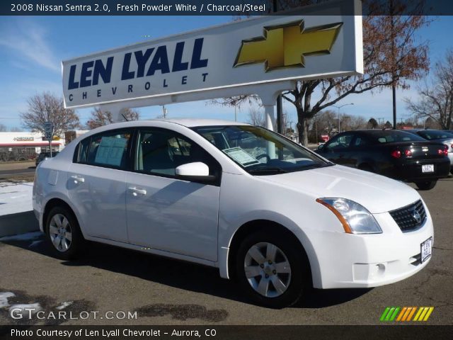 2008 Nissan Sentra 2.0 in Fresh Powder White