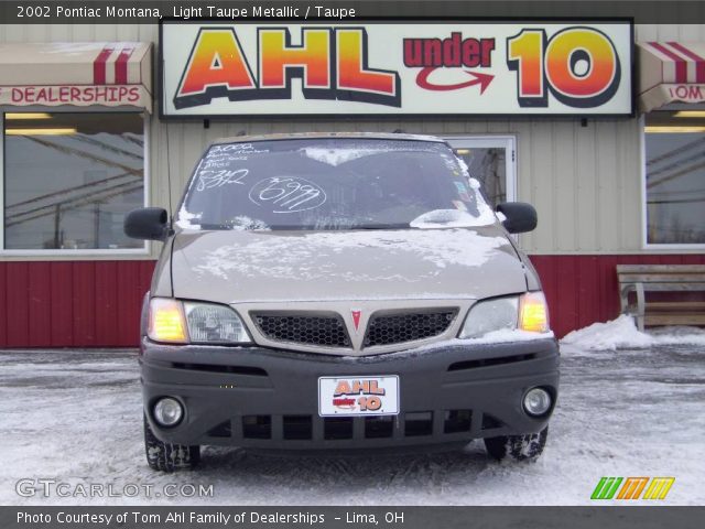 2002 Pontiac Montana  in Light Taupe Metallic