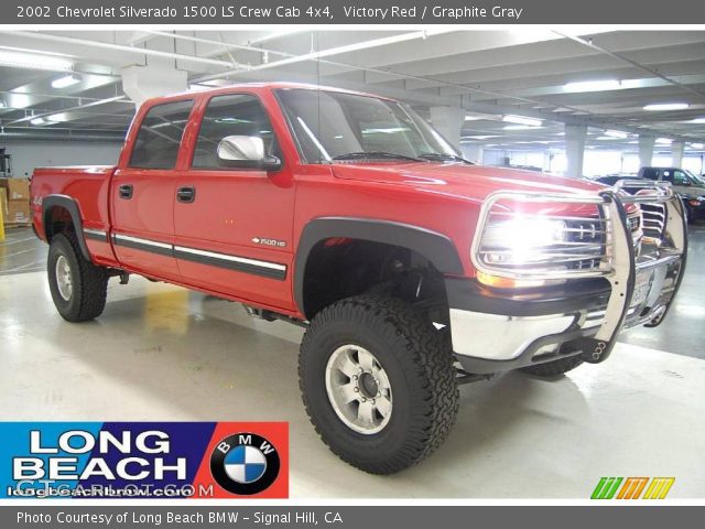 2002 Chevrolet Silverado 1500 LS Crew Cab 4x4 in Victory Red