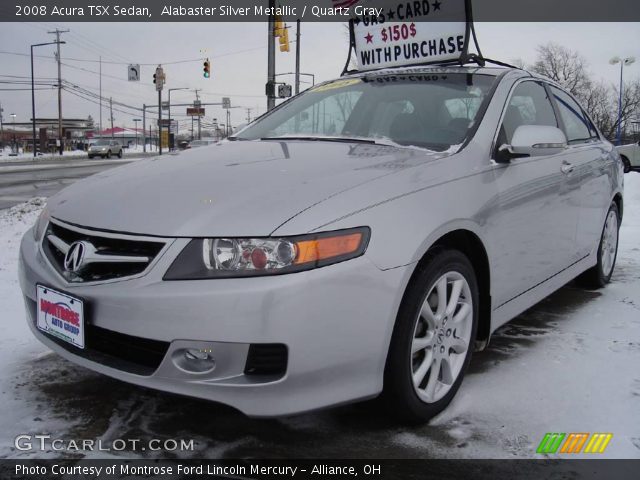 2008 Acura TSX Sedan in Alabaster Silver Metallic