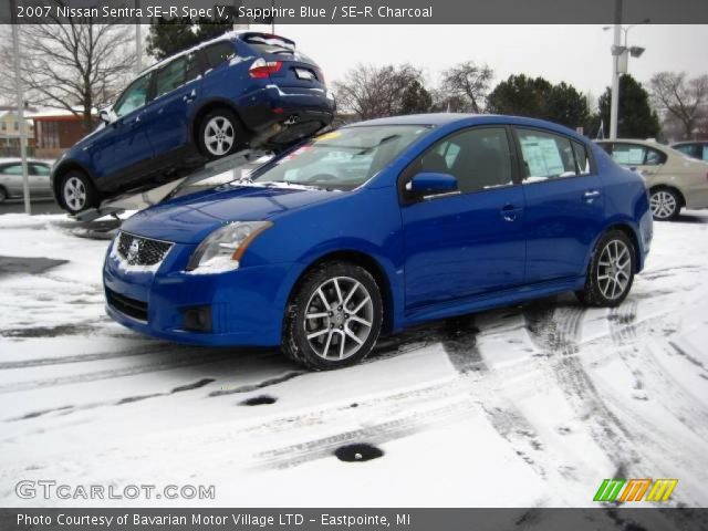 2007 Nissan Sentra SE-R Spec V in Sapphire Blue
