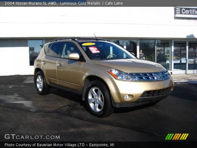 2004 Nissan Murano SL AWD in Luminous Gold Metallic