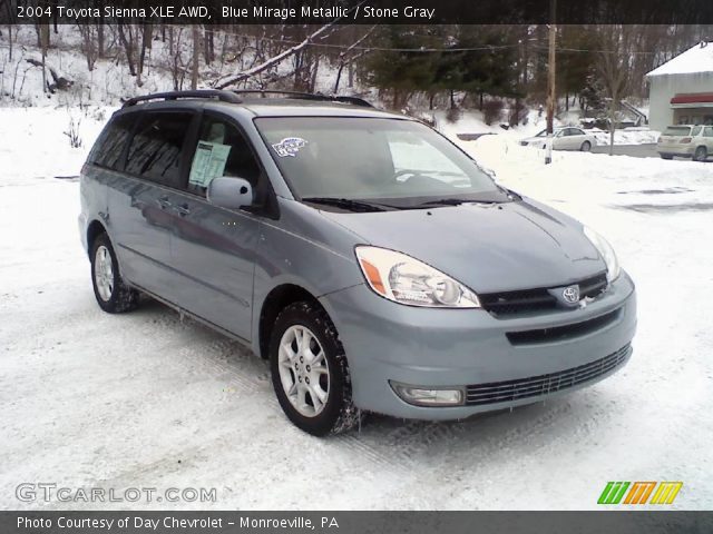 2004 Toyota Sienna XLE AWD in Blue Mirage Metallic