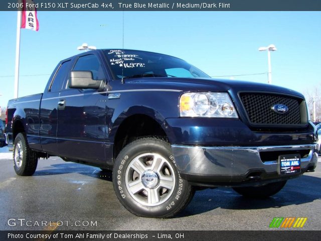 2006 Ford F150 XLT SuperCab 4x4 in True Blue Metallic