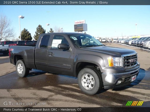 2010 GMC Sierra 1500 SLE Extended Cab 4x4 in Storm Gray Metallic