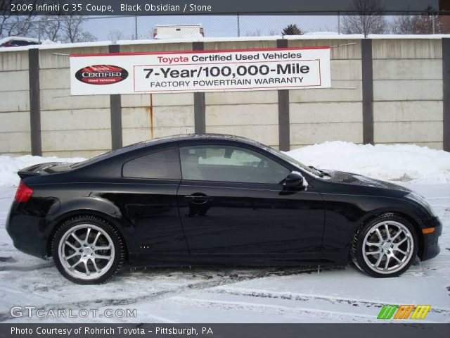 2006 Infiniti G 35 Coupe in Black Obsidian
