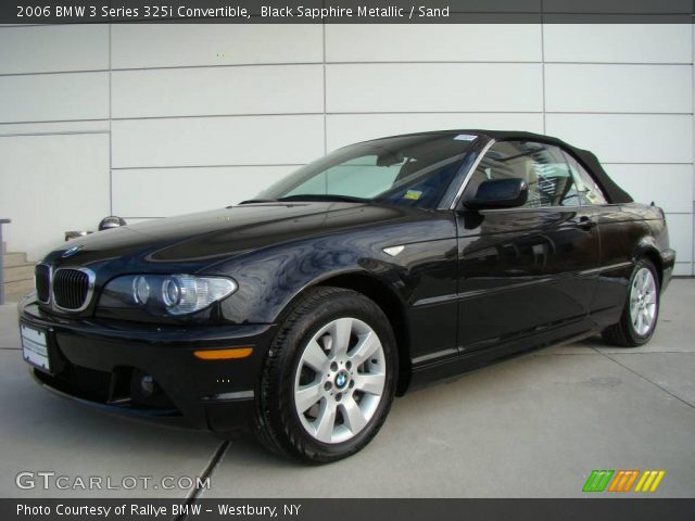 2006 BMW 3 Series 325i Convertible in Black Sapphire Metallic