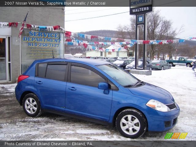 2007 Nissan Versa SL in Sapphire Blue Metallic