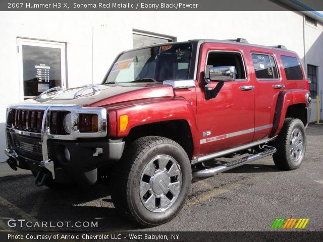 2007 Hummer H3 X in Sonoma Red Metallic
