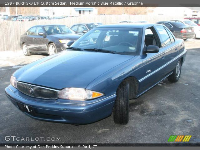 1997 Buick Skylark Custom Sedan in Medium Adriatic Blue Metallic