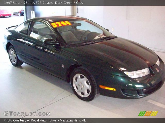 1997 Saturn S Series SC2 Coupe in Dark Green