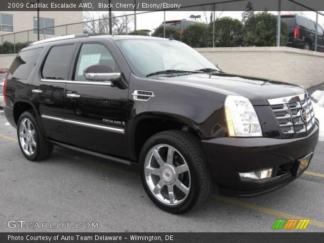 2009 Cadillac Escalade AWD in Black Cherry