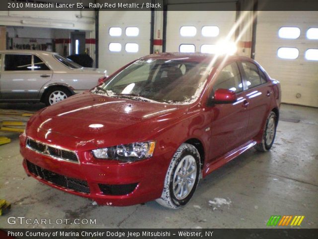 2010 Mitsubishi Lancer ES in Rally Red Metallic