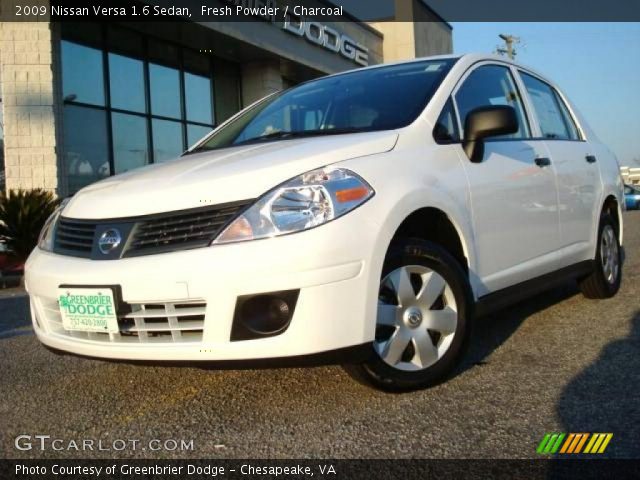 2009 Nissan Versa 1.6 Sedan in Fresh Powder